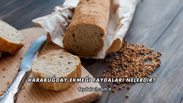 Karabuğday Ekmeği Faydaları Nelerdir