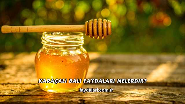 Karaçalı Balı Faydaları Nelerdir?