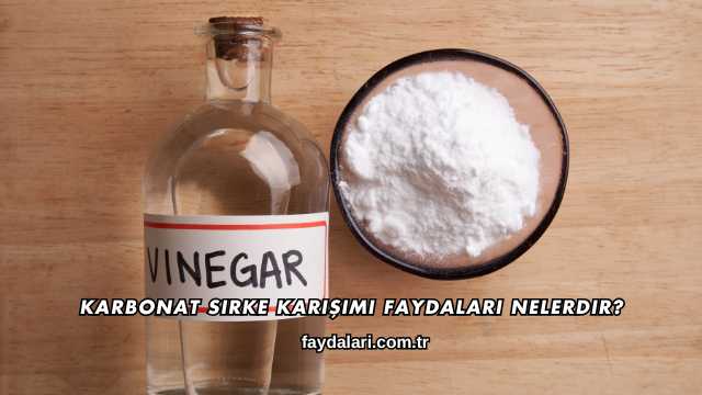 Karbonat Sirke Karışımı Faydaları Nelerdir?