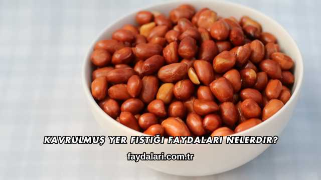 Kavrulmuş Yer Fıstığı Faydaları Nelerdir?