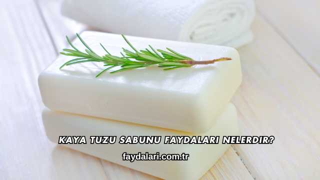 Kaya Tuzu Sabunu Faydaları Nelerdir?