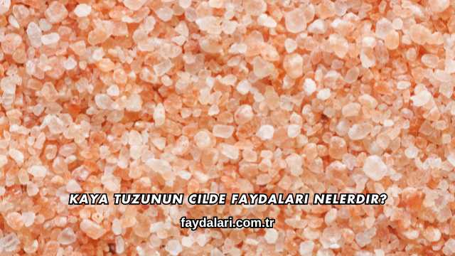 Kaya Tuzunun Cilde Faydaları Nelerdir?