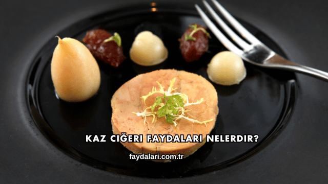 Kaz Ciğeri Faydaları Nelerdir?