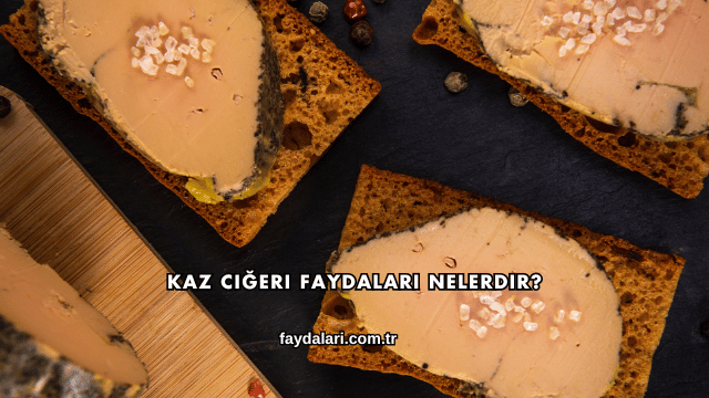 Kaz Ciğeri Faydaları Nelerdir?