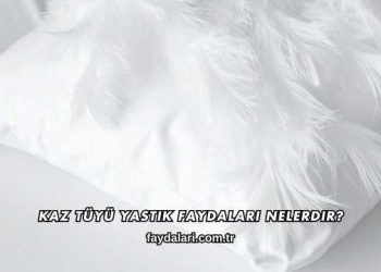 Kaz Tüyü Yastık Faydaları Nelerdir?