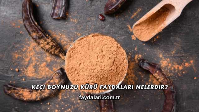 Keçi Boynuzu Kürü Faydaları Nelerdir?
