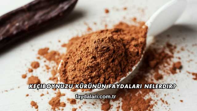 Keçiboynuzu Kürünün Faydaları Nelerdir?