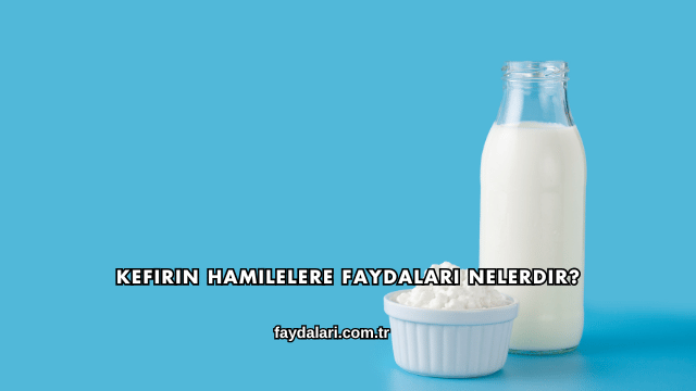 Kefirin Hamilelere Faydaları Nelerdir?