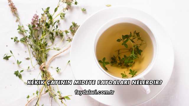 Kekik Çayının Mideye Faydaları Nelerdir?