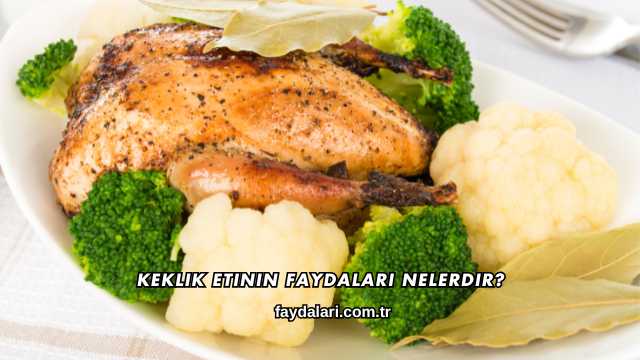 Keklik Etinin Faydaları Nelerdir?