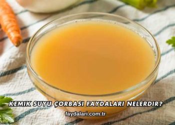 Kemik Suyu Çorbası Faydaları Nelerdir?