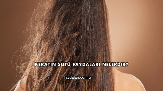 Keratin Sütü Faydaları Nelerdir?