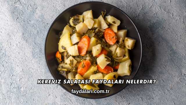 Kereviz Salatası Faydaları Nelerdir?