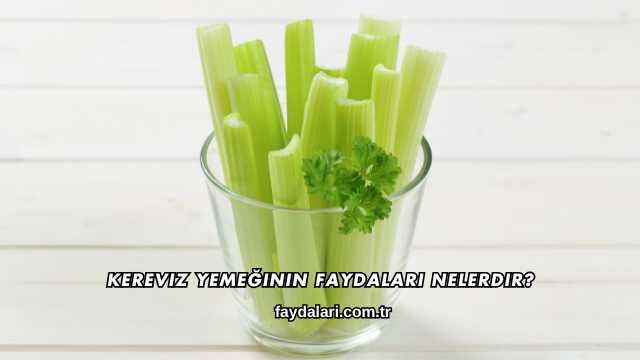 Kereviz Yemeğinin Faydaları Nelerdir?