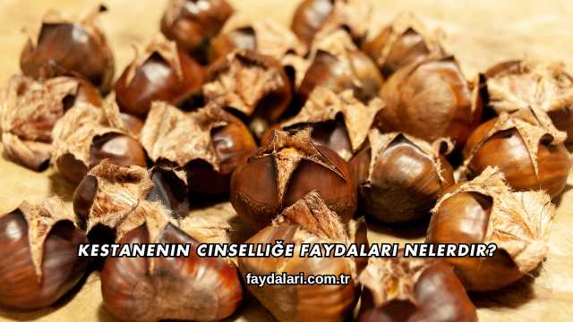 Kestanenin Cinselliğe Faydaları Nelerdir?