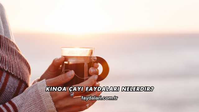 Kinoa Çayı Faydaları Nelerdir?