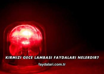 Kırmızı Gece Lambası Faydaları Nelerdir?