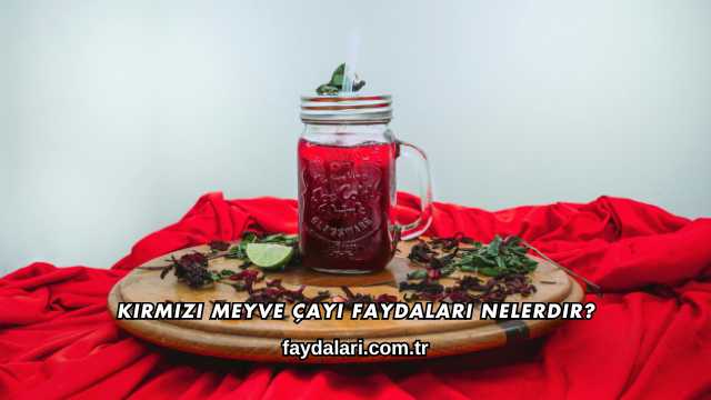 Kırmızı Meyve Çayı Faydaları Nelerdir?