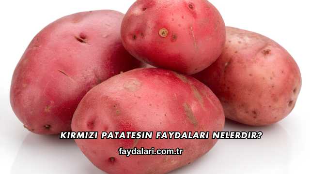 Kırmızı Patatesin Faydaları Nelerdir?