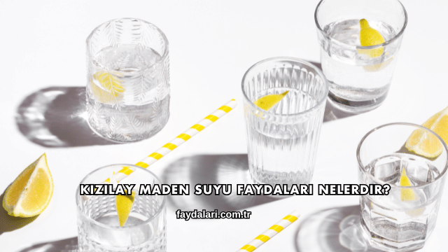 Kızılay Maden Suyu Faydaları Nelerdir?