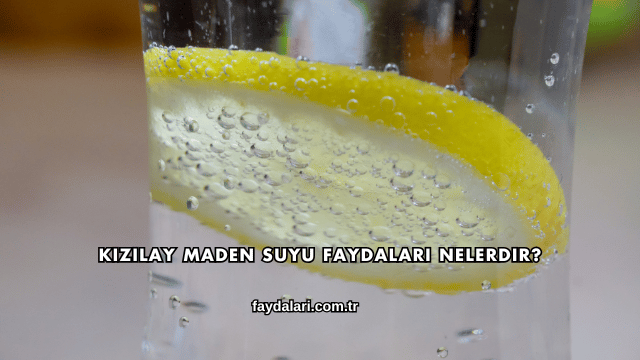 Kızılay Maden Suyu Faydaları Nelerdir?