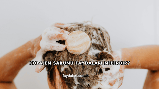 Kolajen Sabunu Faydaları Nelerdir?