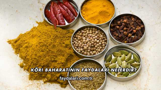 Köri Baharatının Faydaları Nelerdir?