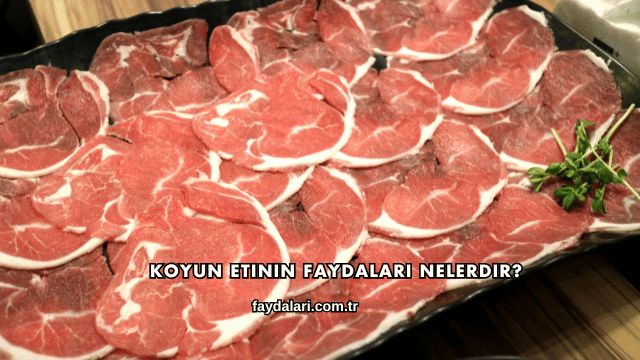 Koyun Etinin Faydaları Nelerdir?
