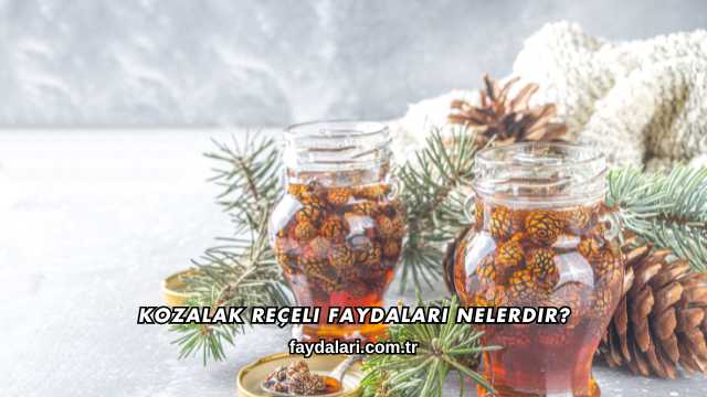 Kozalak Reçeli Faydaları Nelerdir?