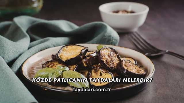 Közde Patlıcanın Faydaları Nelerdir?