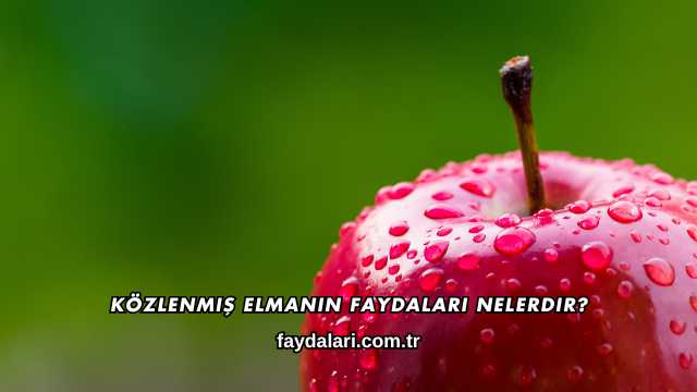 Közlenmiş Elmanın Faydaları Nelerdir?