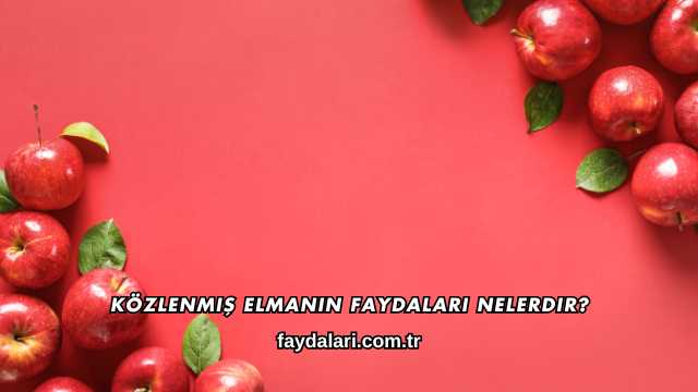 Közlenmiş Elmanın Faydaları Nelerdir?