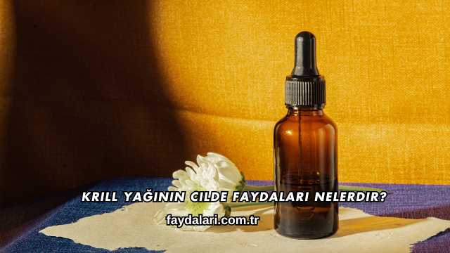 Krill Yağının Cilde Faydaları Nelerdir?