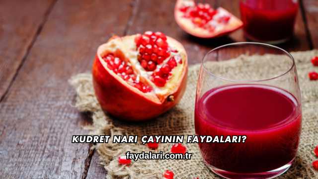 Kudret Narı Çayının Faydaları?