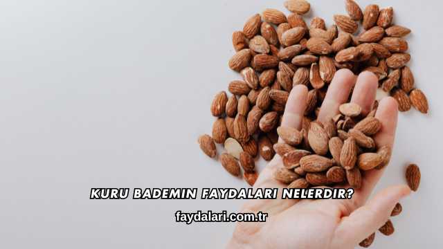 Kuru Bademin Faydaları Nelerdir?