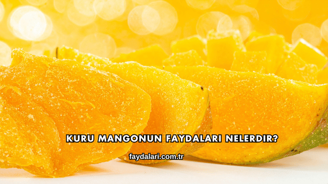 Kuru Mangonun Faydaları Nelerdir?