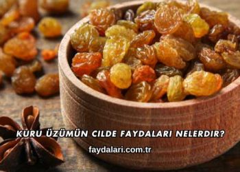 Kuru Üzümün Cilde Faydaları Nelerdir?