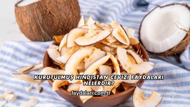 Kurutulmuş Hindistan Cevizi Faydaları Nelerdir?