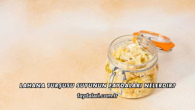 Lahana Turşusu Suyunun Faydaları Nelerdir?