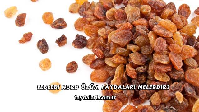Leblebi Kuru Üzüm Faydaları Nelerdir?