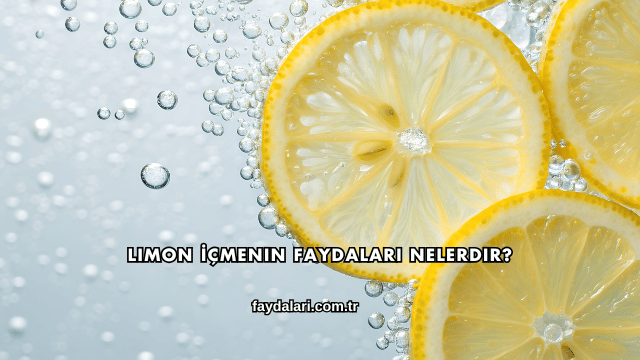Limon İçmenin Faydaları Nelerdir?