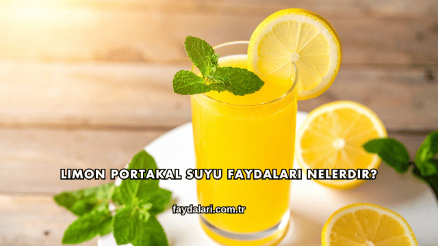 Limon Portakal Suyu Faydaları Nelerdir?