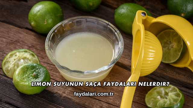 Limon Suyunun Saça Faydaları Nelerdir?