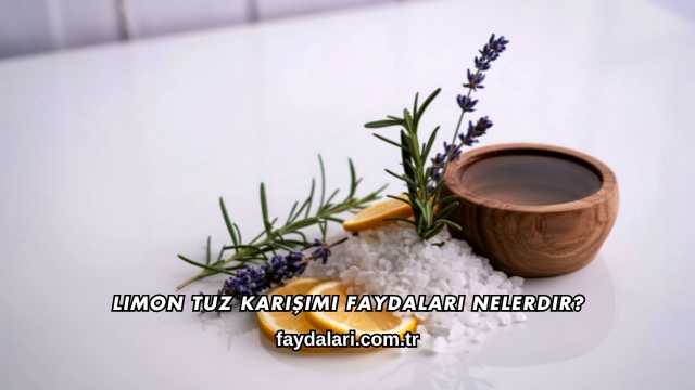 Limon Tuz Karışımı Faydaları Nelerdir?