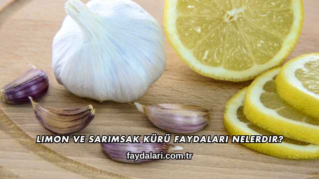 Limon ve Sarımsak Kürü Faydaları Nelerdir?