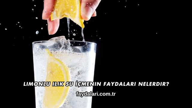 Limonlu Ilık Su İçmenin Faydaları Nelerdir?