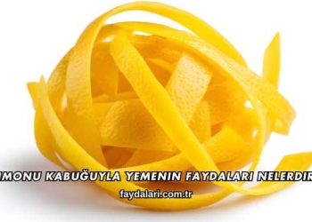 Limonu Kabuğuyla Yemenin Faydaları Nelerdir?