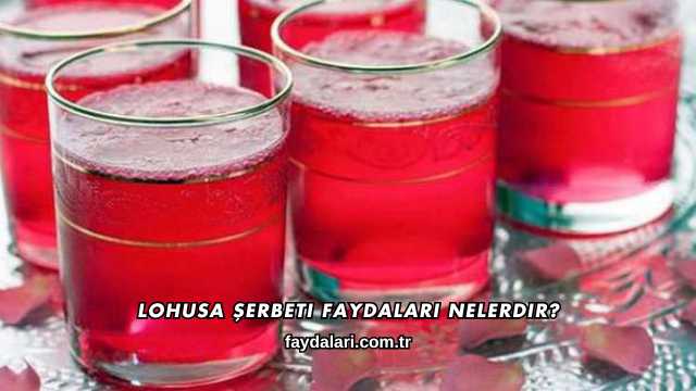 Lohusa Şerbeti Faydaları Nelerdir?
