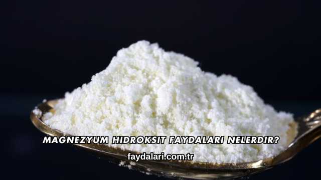 Magnezyum Hidroksit Faydaları Nelerdir?