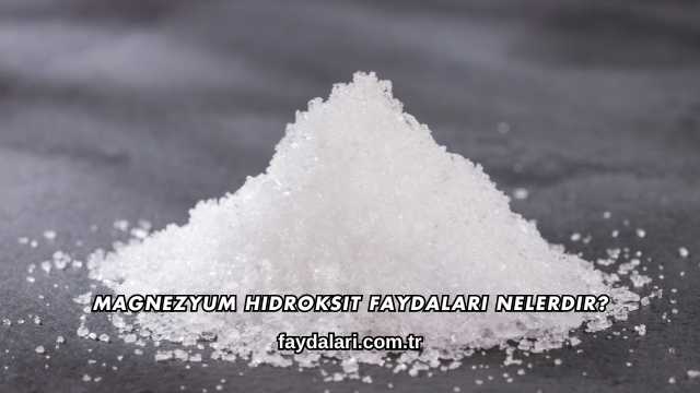 Magnezyum Hidroksit Faydaları Nelerdir?